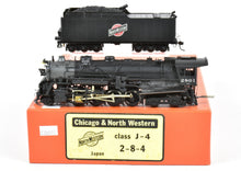 Load image into Gallery viewer, HO Brass NPP - Nickel Plate Products C&NW - Chicago & North Western Class J4 2-8-4 Painted