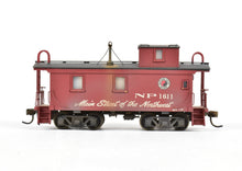 Load image into Gallery viewer, HO Brass NWSL - NorthWest Short Line NP - Northern Pacific Wood Sided Caboose Custom Painted No. 1611