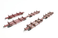 Load image into Gallery viewer, HO Kadee Quality Products Various Roads Logging Car 5-Pack Custom Built & Painted in REBOXX