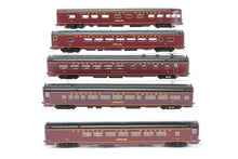 Load image into Gallery viewer, HO MTH - Mike's Train House N&W - Norfolk & Western "Powhattan Arrow" 5 Unit Passenger Car Set, Factory Decorated