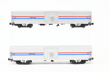 Load image into Gallery viewer, N Kato 106-3506 Amtrak Material Handling Car 2-Pack Phase III Set C-2 Nos. 1508 and 1553