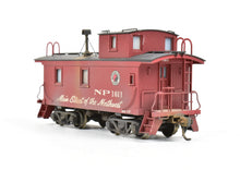 Load image into Gallery viewer, HO Brass NWSL - NorthWest Short Line NP - Northern Pacific Wood Sided Caboose Custom Painted No. 1611