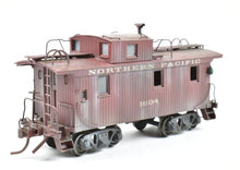 Load image into Gallery viewer, HO Brass PFM - United NP - Northern Pacific Wood Caboose Custom Painted