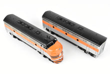 Load image into Gallery viewer, HO Brass Oriental Limited WP - Western Pacific EMD F7 A/B/B/A Phase I Set 1500 HP Each Factory Painted Freight Scheme