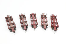 Load image into Gallery viewer, HO Kadee Quality Products Various Roads Logging Car 5-Pack Custom Built & Painted in REBOXX