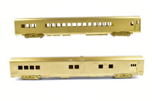 Load image into Gallery viewer, HO Brass NPP - Nickel Plate Products C&NW - Chicago & Northwestern 2-Car Baggage & Parlor Set