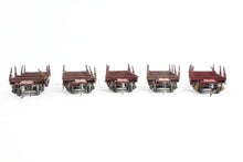 Load image into Gallery viewer, HO Kadee Quality Products Various Roads Logging Car 5-Pack Custom Built & Painted in REBOXX
