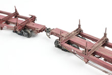 Load image into Gallery viewer, HO Kadee Quality Products Various Roads Logging Car 5-Pack Custom Built & Painted in REBOXX