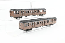 Load image into Gallery viewer, HO Q Car Company BMT – Brooklyn-Manhattan Transit Corporation 2500-2599 Series Cars 2-Pack Custom Built and Painted in REBOXX