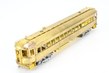 Load image into Gallery viewer, O Brass The Car Works Chicago Traction Special CNS&M - North Shore Line 752-776 Coach Wagner Powered MISSING POLES & SOME DETAILS AS-IS