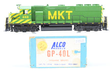 Load image into Gallery viewer, HO Brass Alco Models MKT – Missouri Kansas Texas EMD GP40 Low Nose Diesel Custom Painted