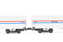 Load image into Gallery viewer, N Kato 106-3506 Amtrak Material Handling Car 2-Pack Phase III Set C-2 Nos. 1508 and 1553
