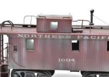 Load image into Gallery viewer, HO Brass PFM - United NP - Northern Pacific Wood Caboose Custom Painted