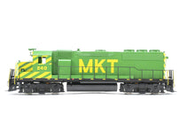 Load image into Gallery viewer, HO Brass Alco Models MKT – Missouri Kansas Texas EMD GP40 Low Nose Diesel Custom Painted
