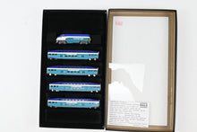 Load image into Gallery viewer, N Athearn Coaster EMD F59PHI and Three Athearn Bombardier Coaches and One Control Car Factory Painted NO BOXES
