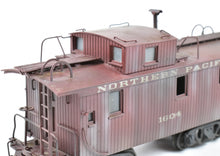 Load image into Gallery viewer, HO Brass PFM - United NP - Northern Pacific Wood Caboose Custom Painted