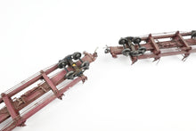 Load image into Gallery viewer, HO Kadee Quality Products Various Roads Logging Car 5-Pack Custom Built & Painted in REBOXX