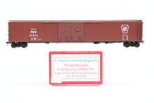 Load image into Gallery viewer, HO Brass Crown Custom Imports PRR- Pennsylvania Railroad X-30 Automobile Box Car Factory Painted No. 59861