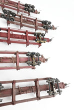 Load image into Gallery viewer, HO Kadee Quality Products Various Roads Logging Car 5-Pack Custom Built & Painted in REBOXX