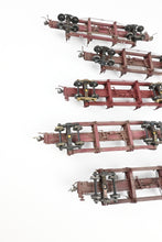 Load image into Gallery viewer, HO Kadee Quality Products Various Roads Logging Car 5-Pack Custom Built & Painted in REBOXX