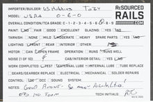 Load image into Gallery viewer, O Brass King Models - Toby USRA - United States Railway Administration 0-6-0 WRONG BOX