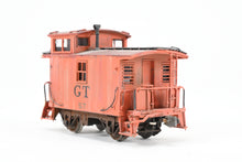 Load image into Gallery viewer, HO Brass Railworks DL&W - Lackawanna 4-Wheel Wood Caboose No. 1-599 Custom Painted Private Road