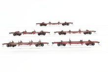 Load image into Gallery viewer, HO Kadee Quality Products Various Roads Logging Car 5-Pack Custom Built & Painted in REBOXX