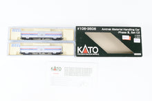 Load image into Gallery viewer, N Kato 106-3506 Amtrak Material Handling Car 2-Pack Phase III Set C-2 Nos. 1508 and 1553