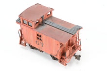Load image into Gallery viewer, HO Brass Railworks DL&W - Lackawanna 4-Wheel Wood Caboose No. 1-599 Custom Painted Private Road