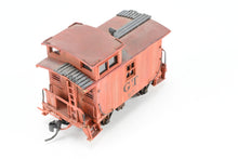 Load image into Gallery viewer, HO Brass Railworks DL&W - Lackawanna 4-Wheel Wood Caboose No. 1-599 Custom Painted Private Road