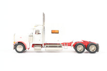 Load image into Gallery viewer, HO Brass CON CMC - Classic Mint Collectibles #14038b Peterbilt 379 3-Axle Tractor, FP White w/Red Fenders & Frame SERIAL NUMBER 1!