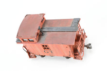 Load image into Gallery viewer, HO Brass Railworks DL&W - Lackawanna 4-Wheel Wood Caboose No. 1-599 Custom Painted Private Road