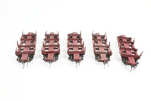 Load image into Gallery viewer, HO Kadee Quality Products Various Roads Logging Car 5-Pack Custom Built & Painted in REBOXX