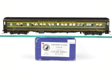 Load image into Gallery viewer, HO Brass Cascade Models CON NP - Northern Pacific HW Coach #604 series custom painted in pine tree scheme