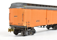 Load image into Gallery viewer, HO La Belle Woodworking IT - Illinois Terminal Freight/Baggage Trailer Built and Painted #480