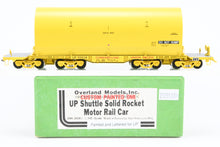 Load image into Gallery viewer, HO Brass CON OMI - Overland Models, Inc. UP - Union Pacific NASA Shuttle Solid Rocket Motor Rail Car Factory Painted No. 50028.