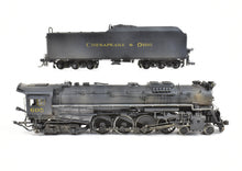 Load image into Gallery viewer, HO Brass Key Imports C&O - Chesapeake & Ohio J-3 605 Class 4-8-4 Custom Painted