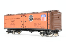 Load image into Gallery viewer, O Brass PSC - Precision Scale Co. PFE - Pacific Fruit Express 40’ R-30-21 Wood Refrigerator Car FP No. 65150