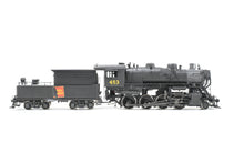 Load image into Gallery viewer, HO Brass NJ Custom Brass CV - Central Vermont M-3a 2-8-0 Consolidation w/ Coffin Feed System Custom Painted No. 453