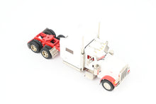 Load image into Gallery viewer, HO Brass CON CMC - Classic Mint Collectibles #14038b Peterbilt 379 3-Axle Tractor, FP White w/Red Fenders & Frame SERIAL NUMBER 1!