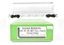 Load image into Gallery viewer, HO Brass OMI - Overland Models, Inc. NYC - New York Central PC - Penn Central and CR - Conrail Flexi-Flow PD Covered Hopper Custom Painted Unlettered
