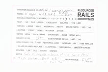 Load image into Gallery viewer, O Brass Westside Model Co. D&RGW – Denver & Rio Grande M-75 4-8-2 Custom Painted AS-IS BROKEN PILOT