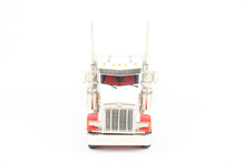 Load image into Gallery viewer, HO Brass CON CMC - Classic Mint Collectibles #14038b Peterbilt 379 3-Axle Tractor, FP White w/Red Fenders & Frame SERIAL NUMBER 1!