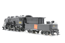 Load image into Gallery viewer, HO Brass NJ Custom Brass CV - Central Vermont M-3a 2-8-0 Consolidation w/ Coffin Feed System Custom Painted No. 453