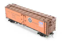 Load image into Gallery viewer, O Brass PSC - Precision Scale Co. PFE - Pacific Fruit Express 40’ R-30-21 Wood Refrigerator Car FP No. 65150