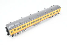Load image into Gallery viewer, O Brass Sunset Models Third Rail UP - Union Pacific 72’ Harriman Coach FP Yellow/Gray No. 1054