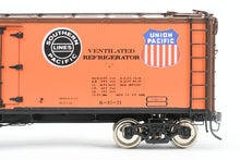 Load image into Gallery viewer, O Brass PSC - Precision Scale Co. PFE - Pacific Fruit Express 40’ R-30-21 Wood Refrigerator Car FP No. 65150