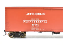 Load image into Gallery viewer, HO Brass Crown Custom Imports PRR- Pennsylvania Railroad X-30 Automobile Box Car FP No. 59861