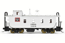 Load image into Gallery viewer, HO Brass Railway Classics CB&Q - Burlington Route NE10 Steel Waycar As Modified 1945 FP No. 13519