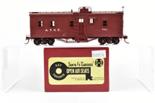 Load image into Gallery viewer, HO Brass Key Imports ATSF - Santa Fe Open Air Seats "Hollywood" Caboose Custom Painted No. 761